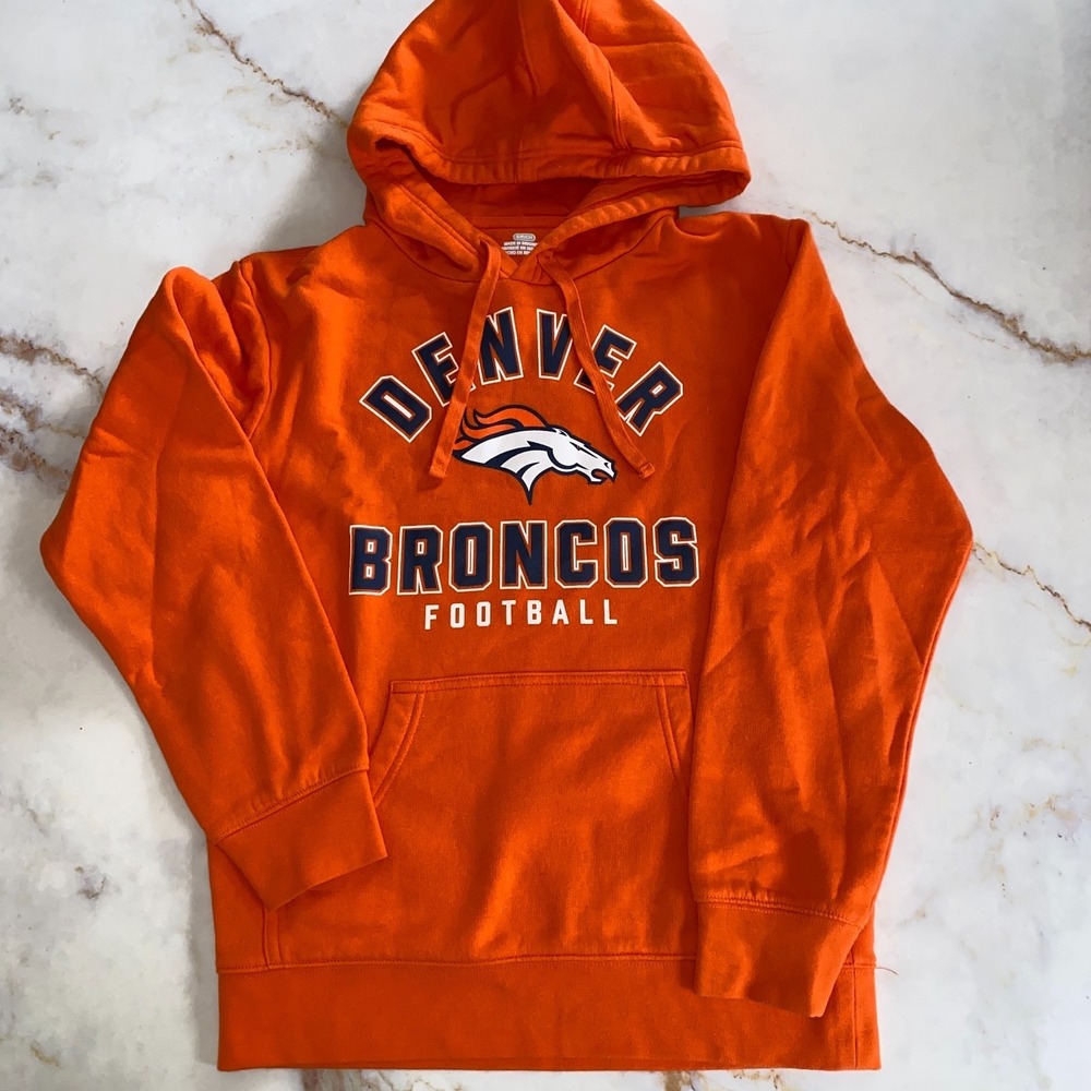 Fanatics NFL Denver Bronco hoodie. Youth Orange size‎ Small